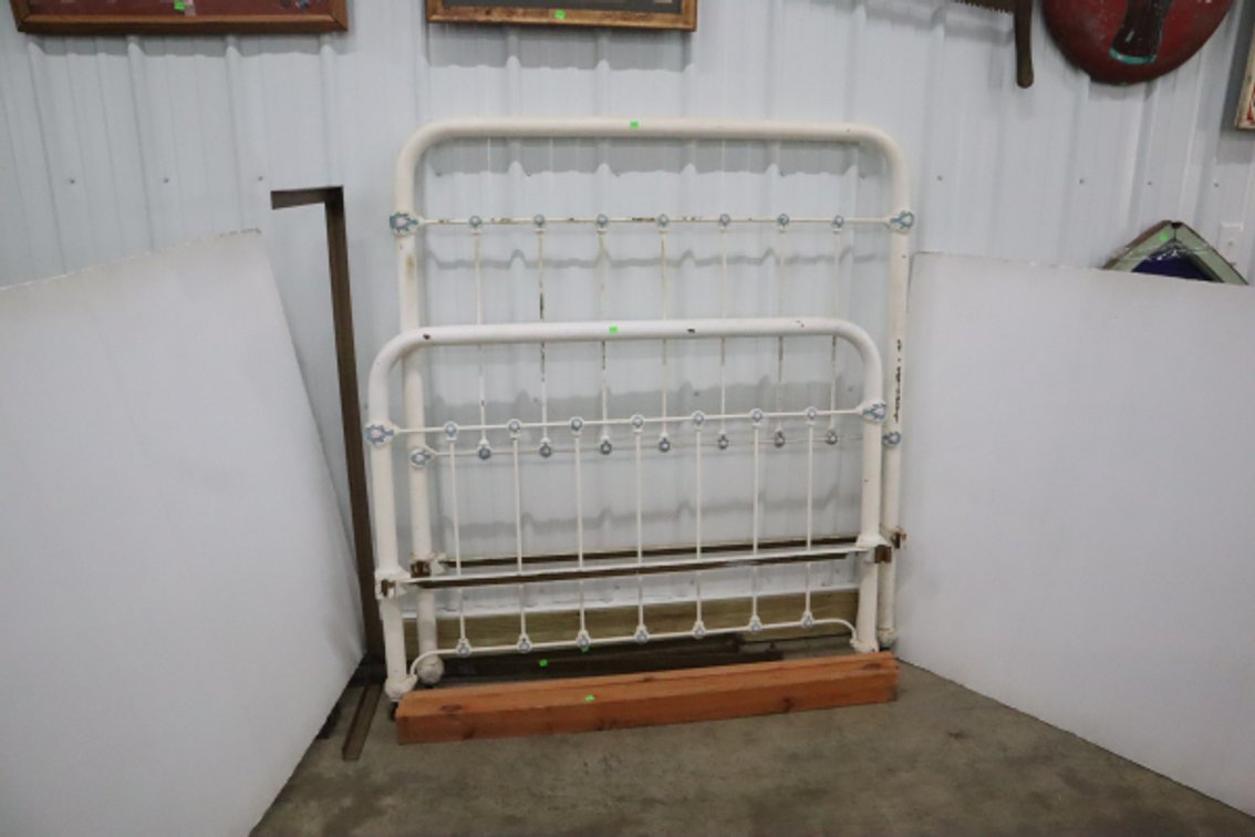 Antique Iron Bed Frame