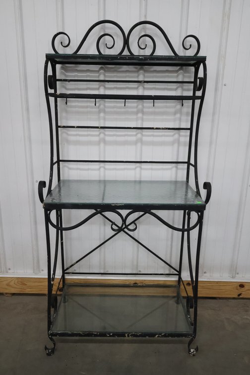 Wrought Iron Baker's Rack