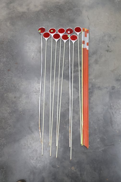Reflective Yard Stakes