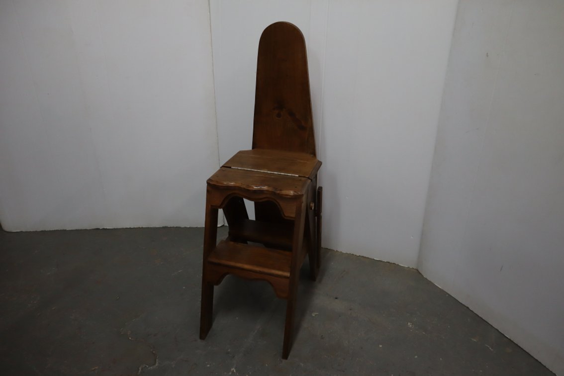 Primitive Style Step Ladder/Chair