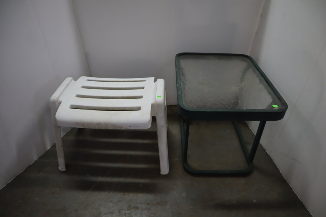 Outdoor Side Table And Stool