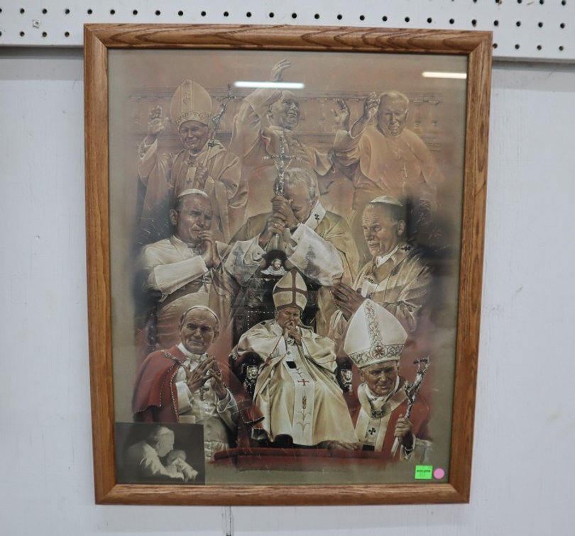 Pope John Paul Ii Framed Print