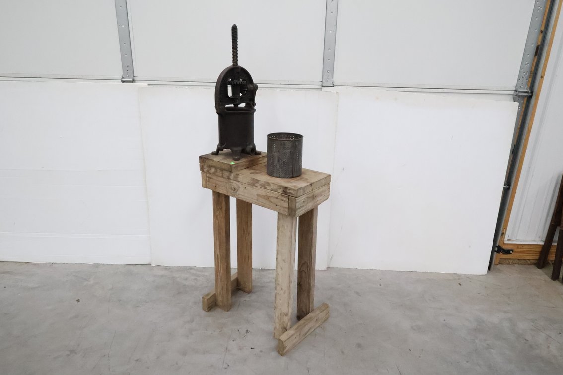 Vintage Cast Iron Sausage Press