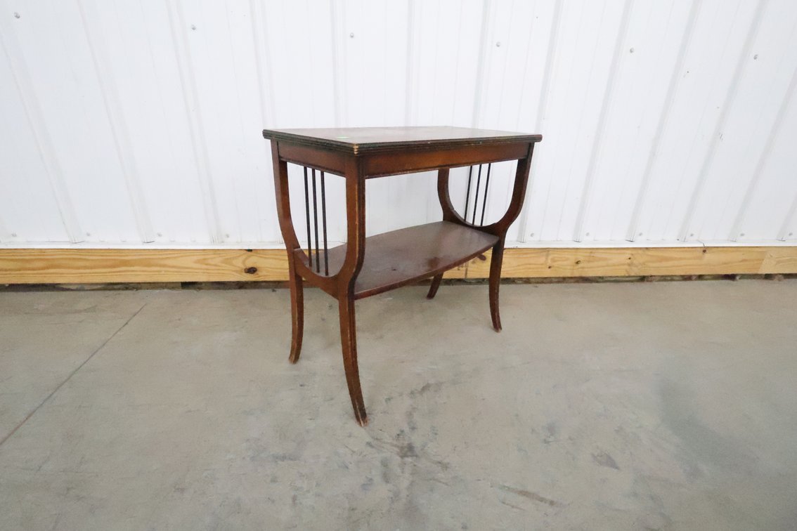 Side Table With Shelf