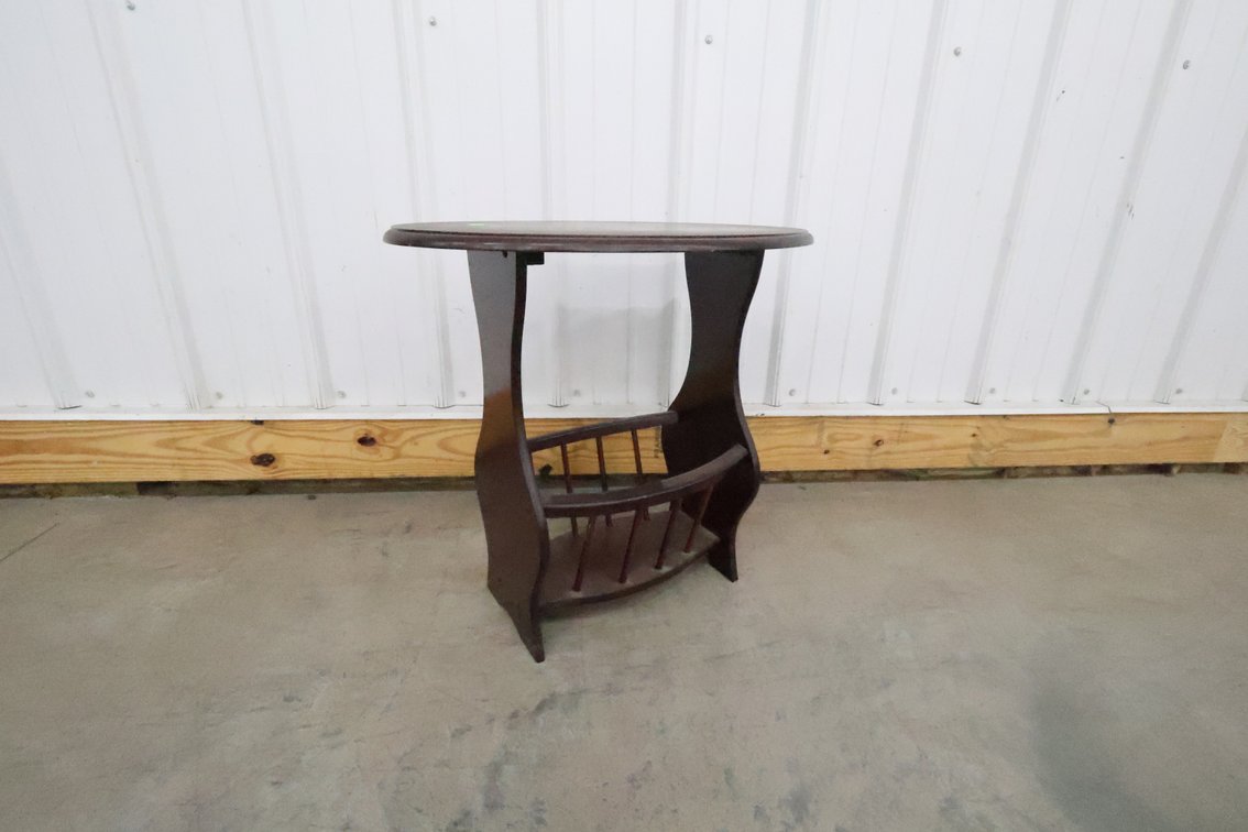 End Table Magazine Rack