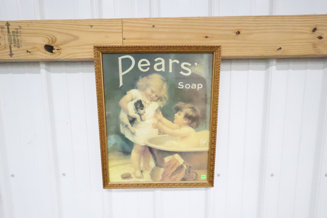 Pears Soap Poster In Frame