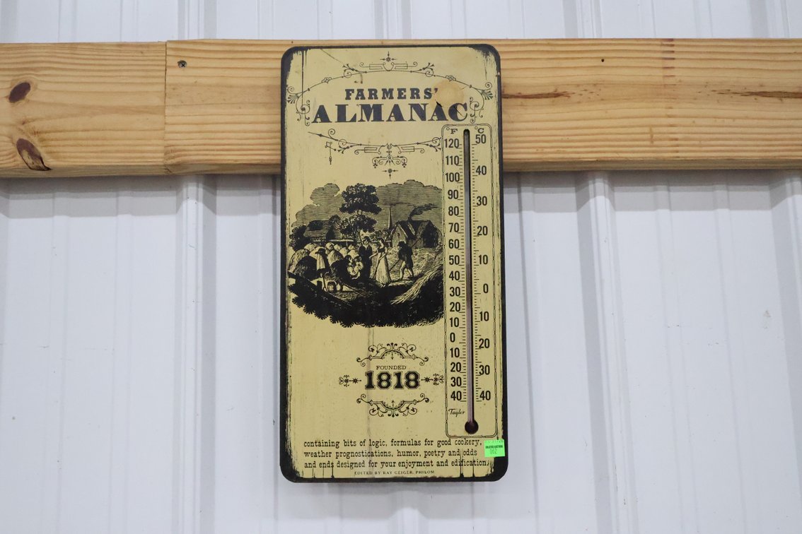 Farmers Almanac Thermometer