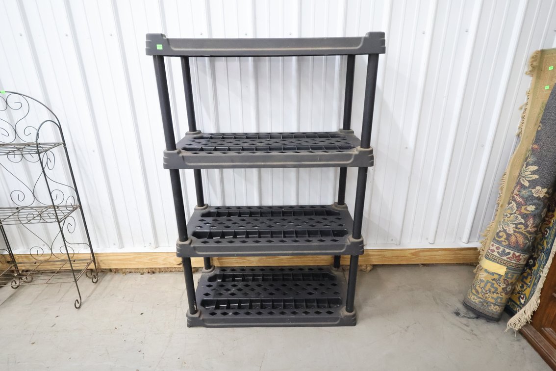 Plastic Garage Shelves