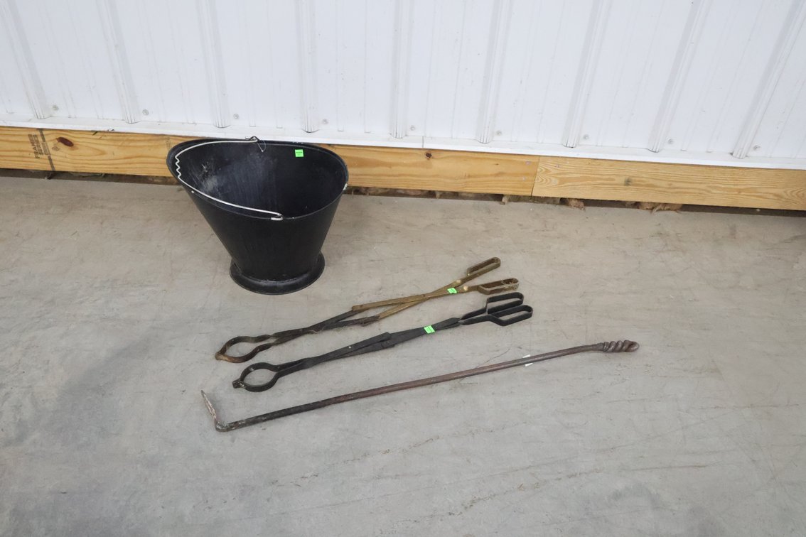 Coal Scuttle andFireplace Tools