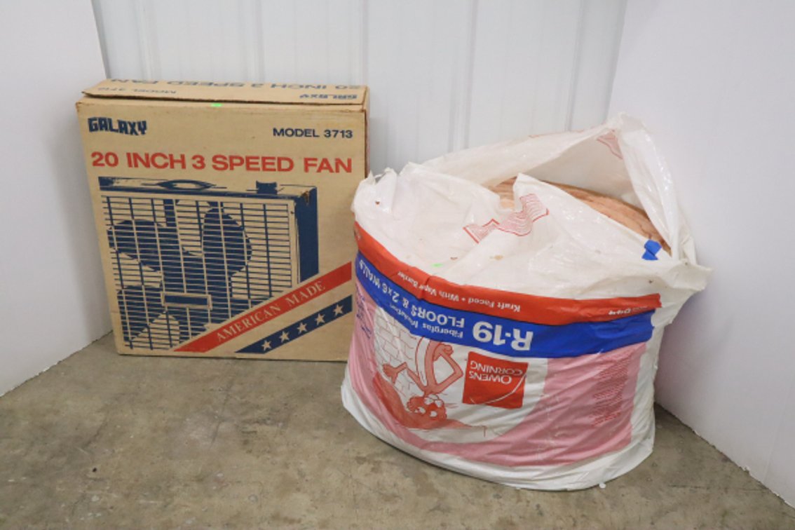 Box Fan and Insulation