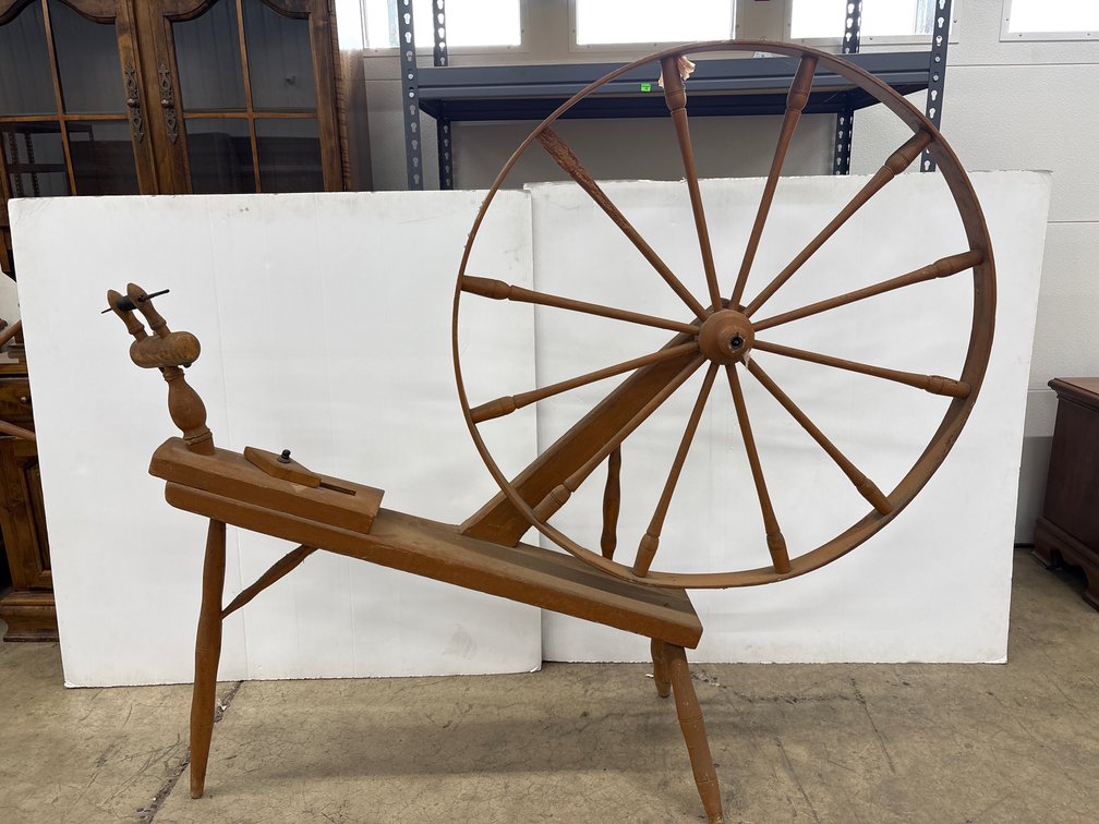 Vintage Spinning Wheel
