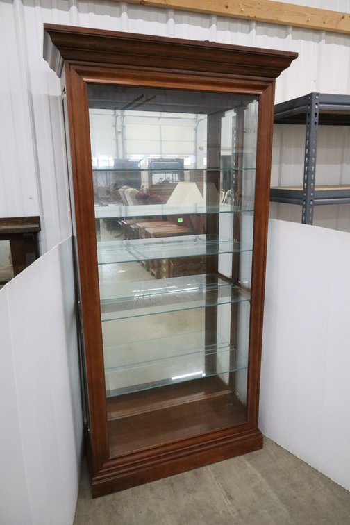 Illuminated Curio Cabinet