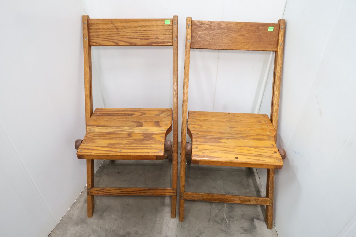 Folding Wood Chairs