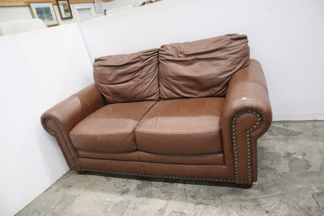 Leather Loveseat