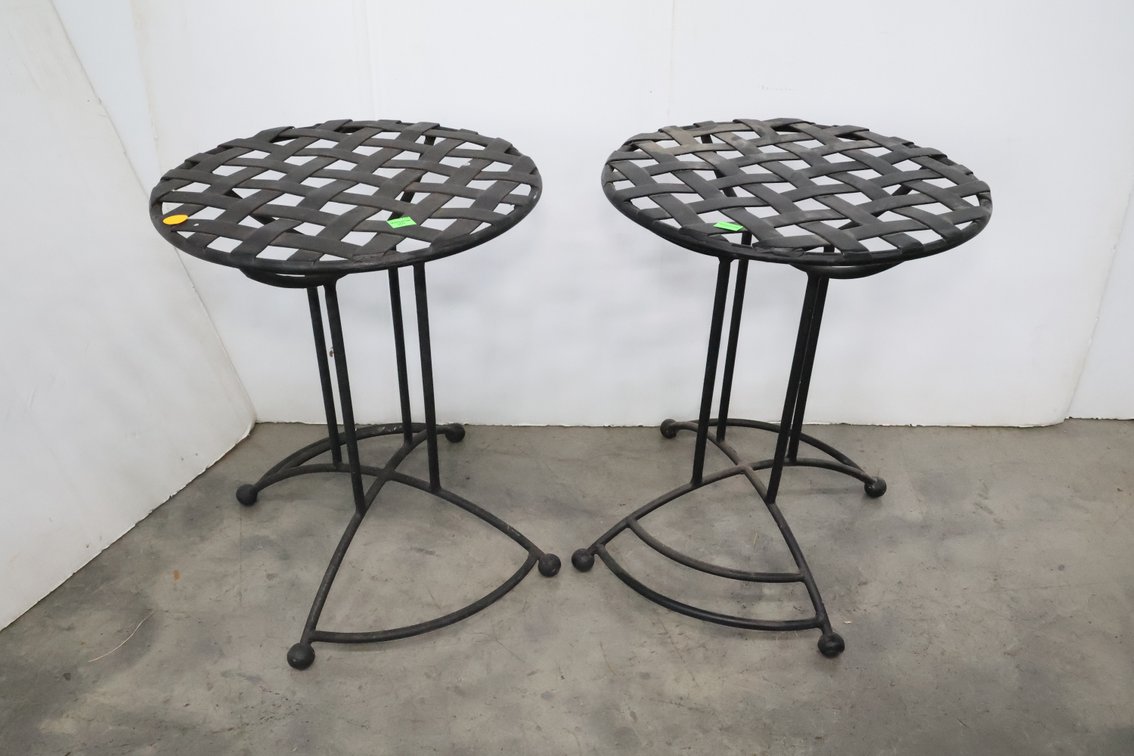 Wrought Iron Side Tables
