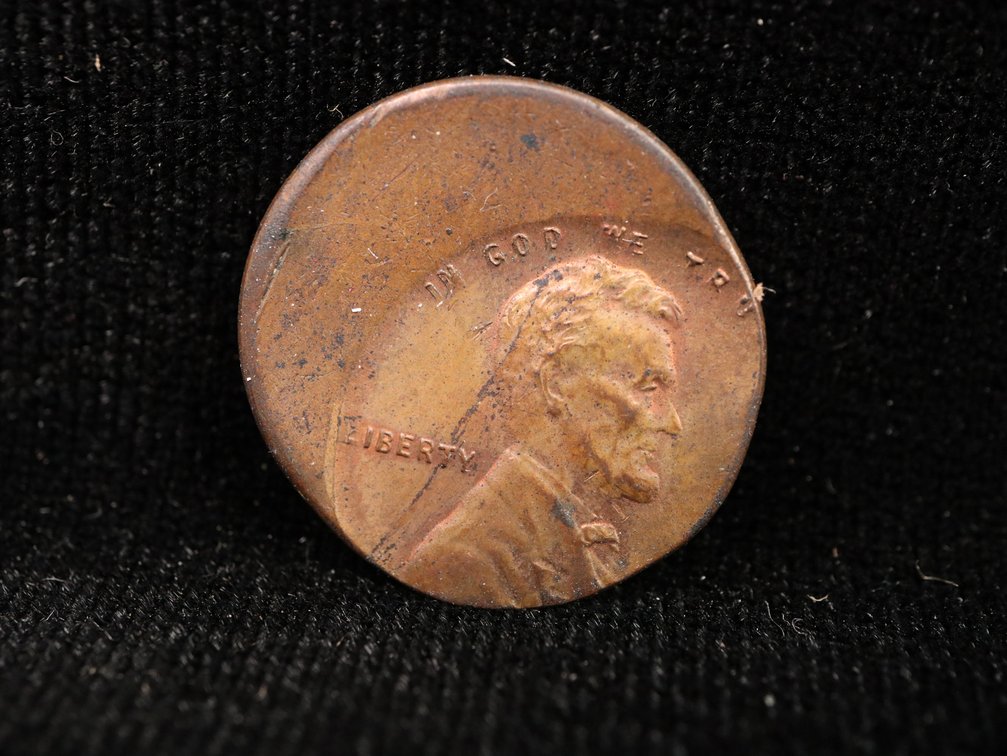 Wheat Penny Error off center