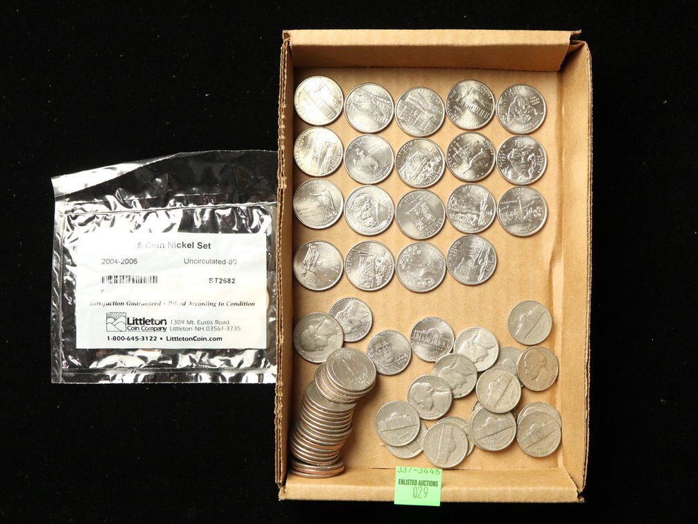 2004–2006 Nickel Set, Washington Quarters, Jefferson Nickels