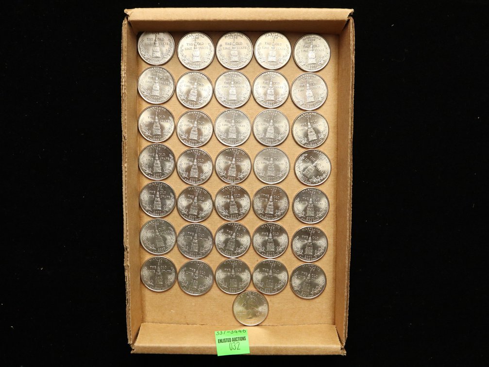 Maryland Statehood Quarters some uncirculated
