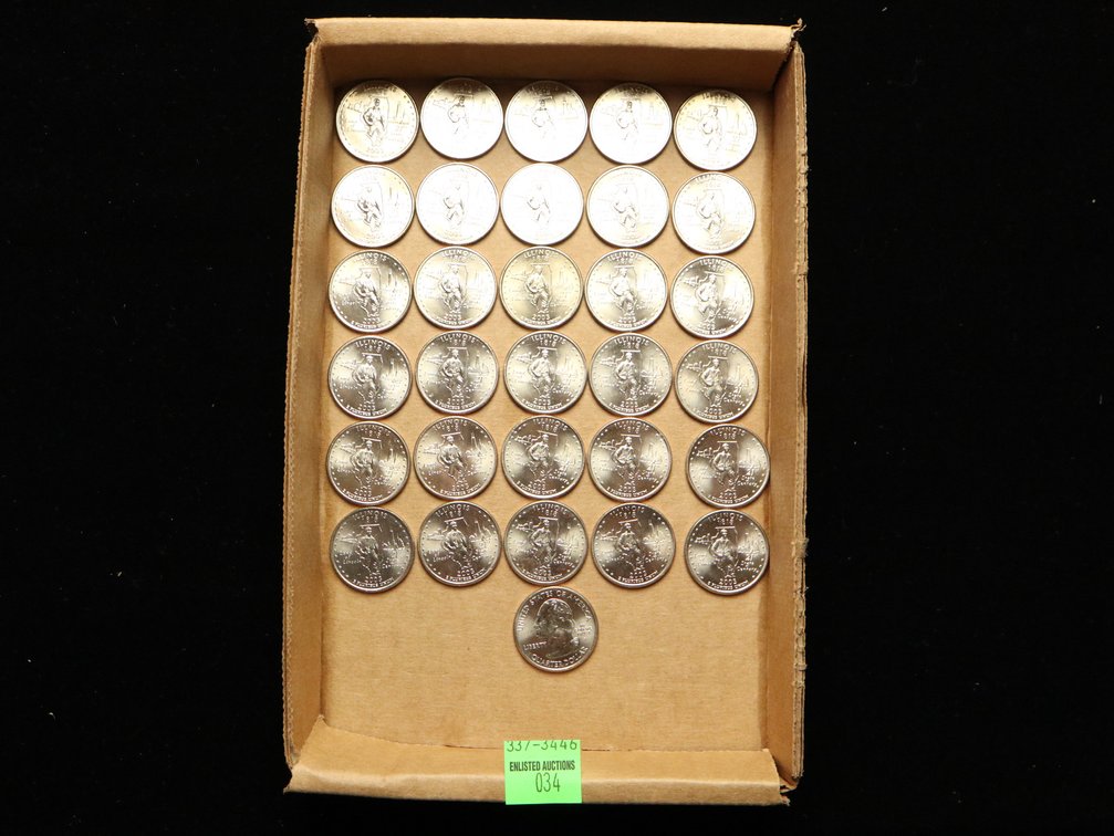 Illinois Statehood Quarters some uncirculated