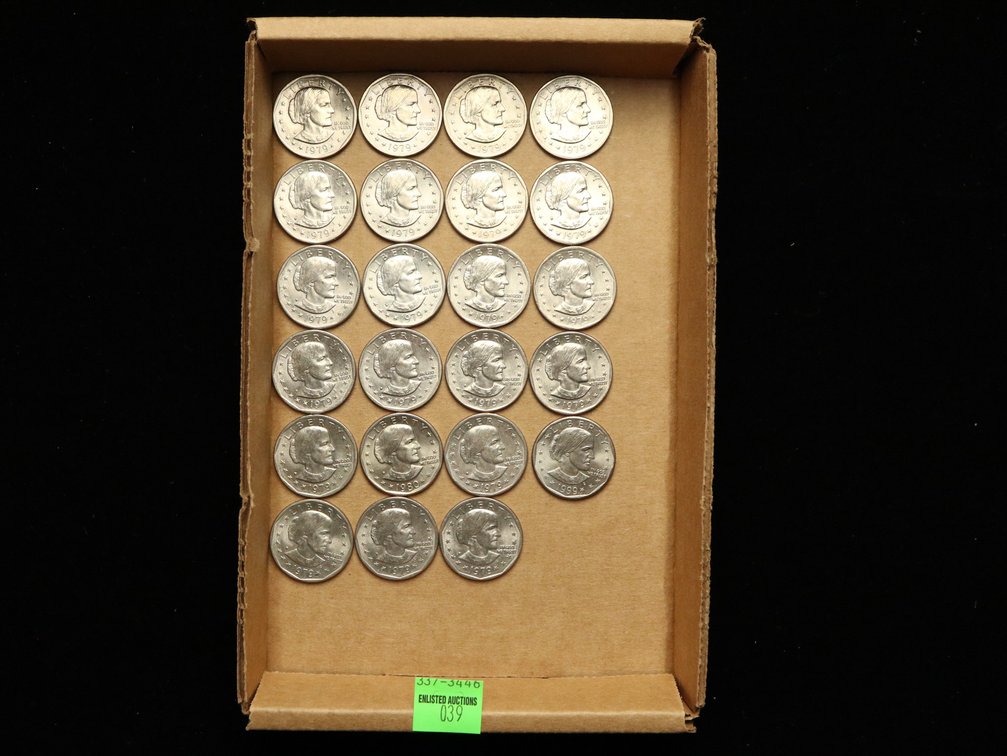(23) Susan B Anthony Dollars