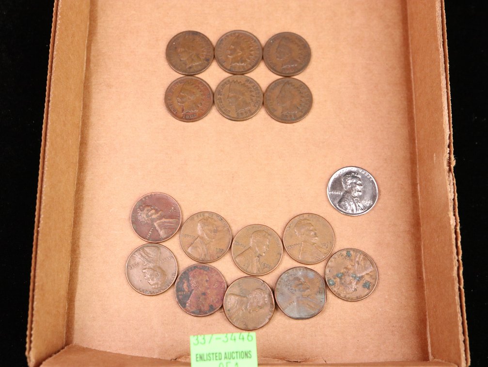 Indian Head Pennies, Wheat Pennies