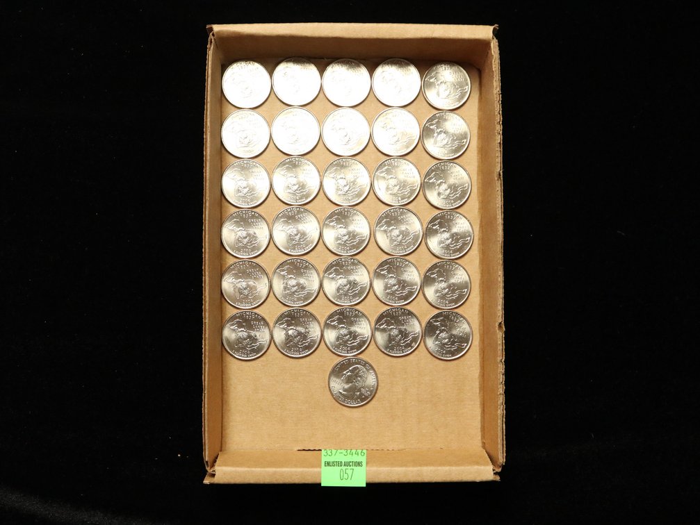 Michigan Statehood Quarters some uncirculated