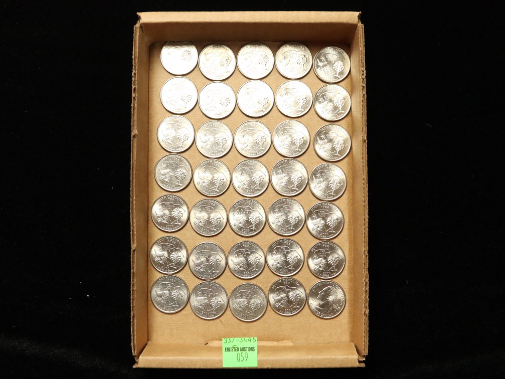 South Carolina Statehood Quarters some uncirculated