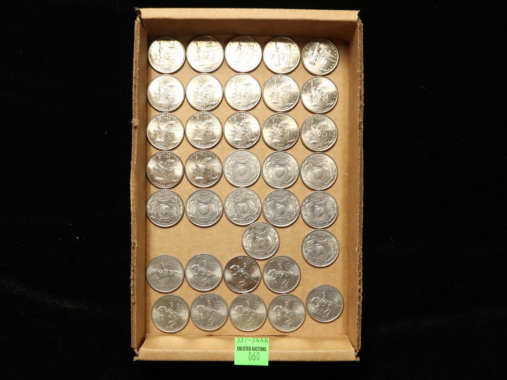 New York, Georgia, Delaware Statehood Quarters some uncirculated