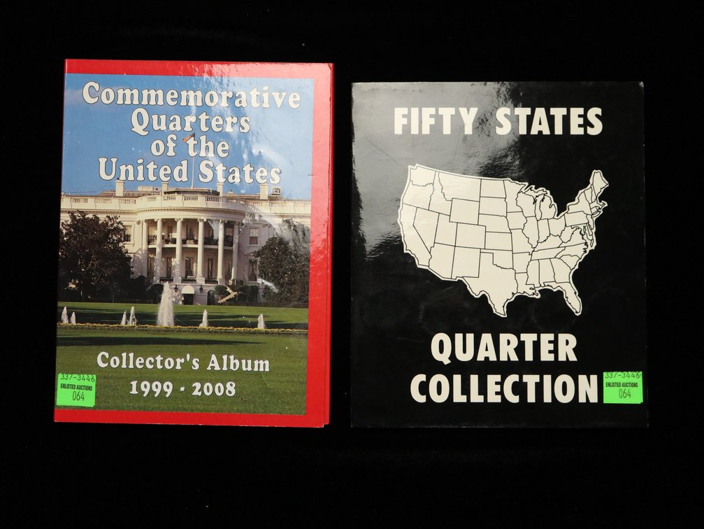 (2) Statehood Quarter Albums Missing 2 Quarters