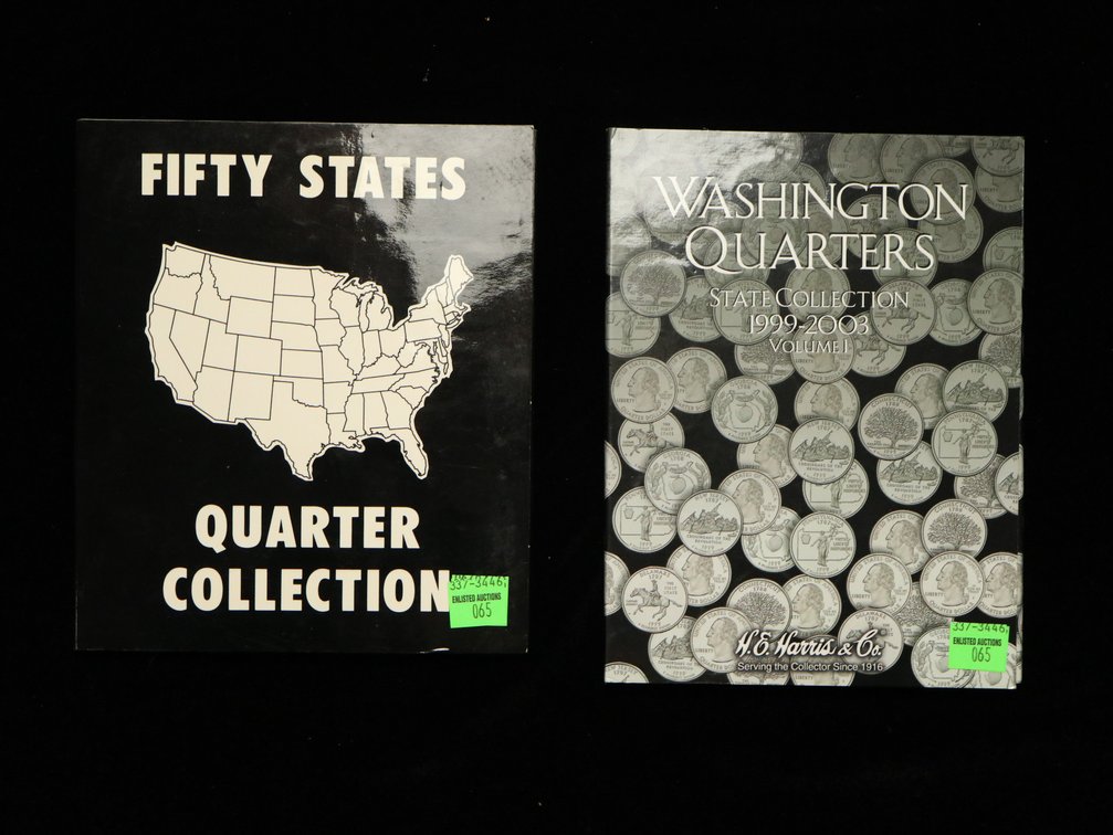(2) Statehood Quarter Albums Missing 4 Quarters