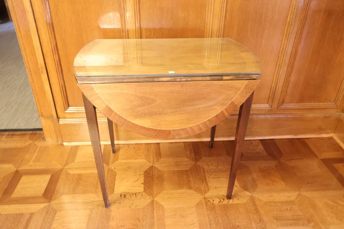 Drop Leaf Table With Drawer