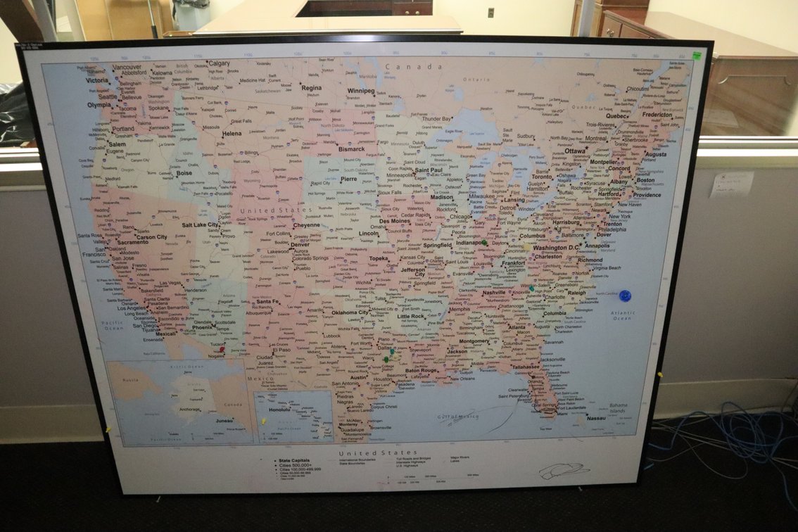 Large U.S. Map