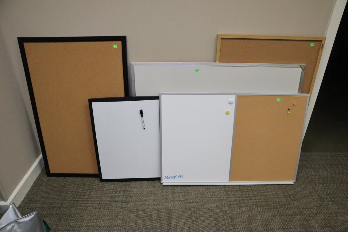 Dry Erase Boards, Cork Boards