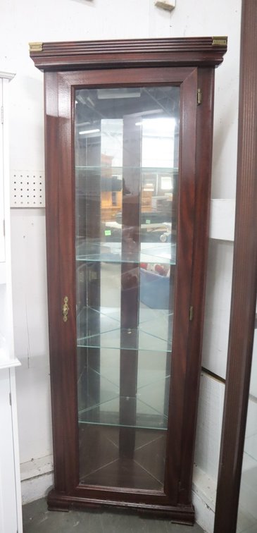 Corner Curio Lighted Cabinet