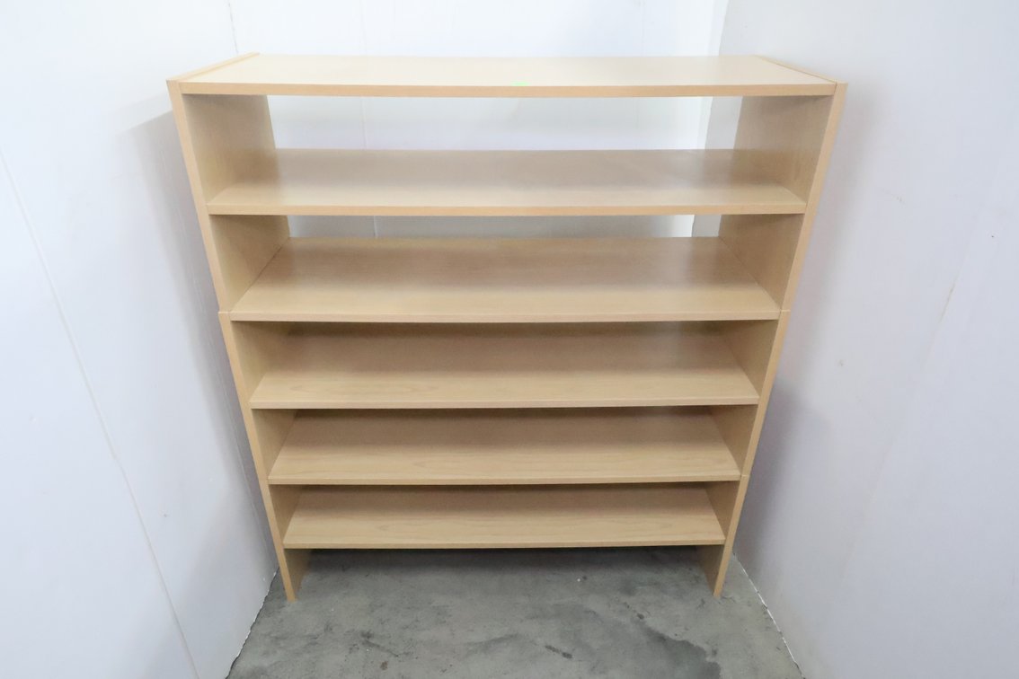 3 Stacked Pressboard Organizing Shelves
