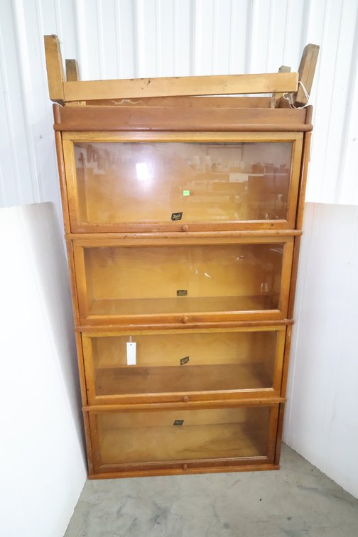 Hale Stacking Barrister Bookcase, Leg Base Needs Repair