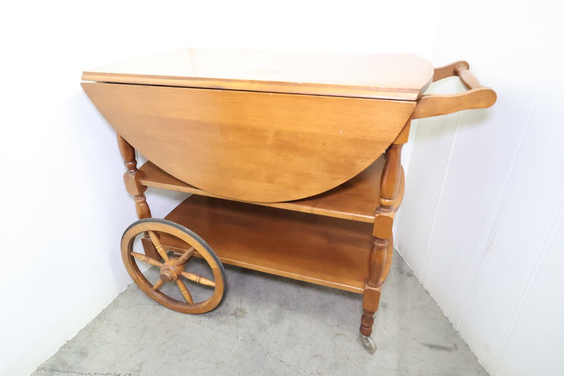 Drop Leaf Serving Cart