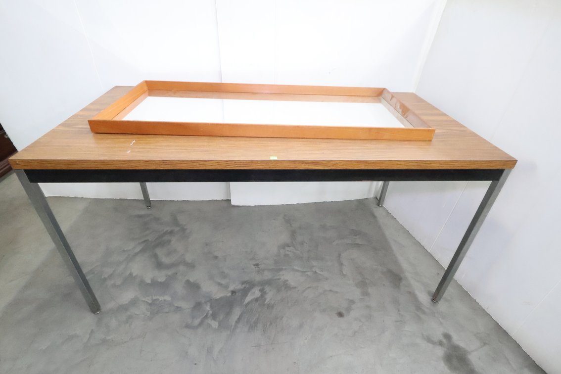 Framed Mirror and Table