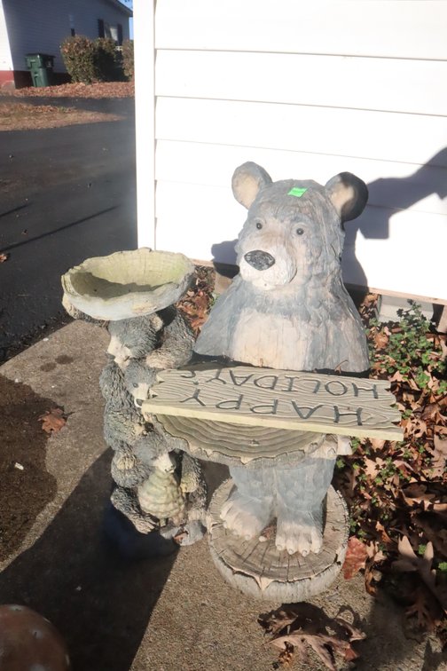 Pair of Garden Bears
