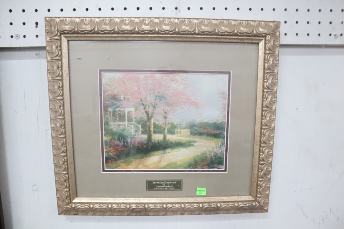 "Morning Dogwood" Thomas Kinkade Framed Print