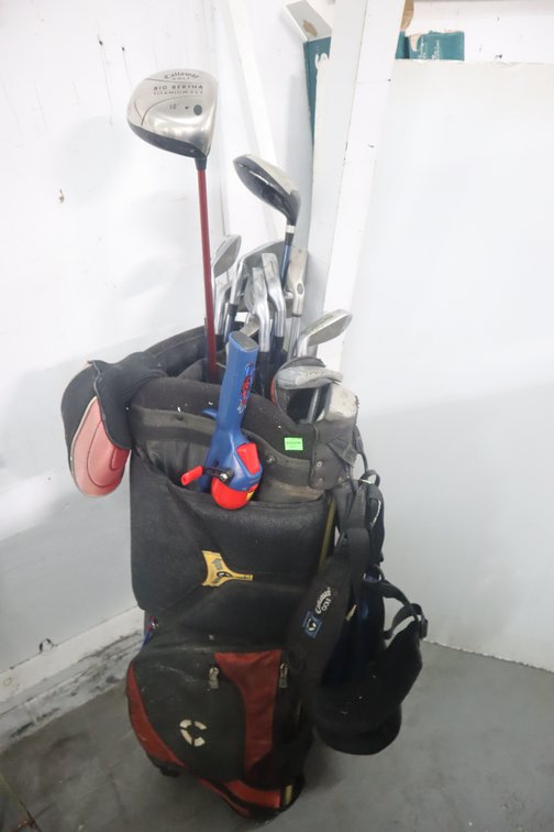 Golf Clubs With Golf Bag