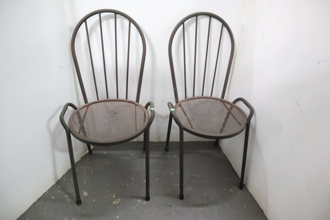 Pair of Metal Chairs