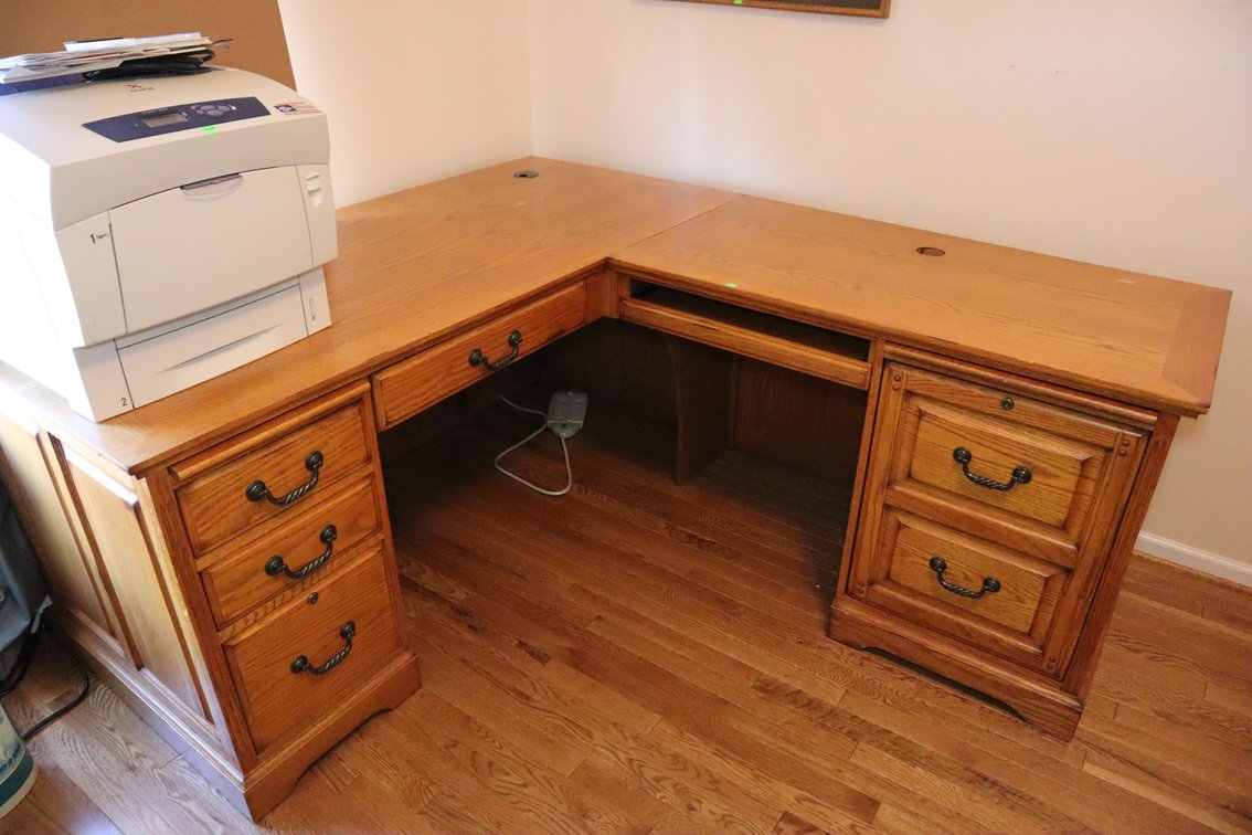 Golden Oak Desk