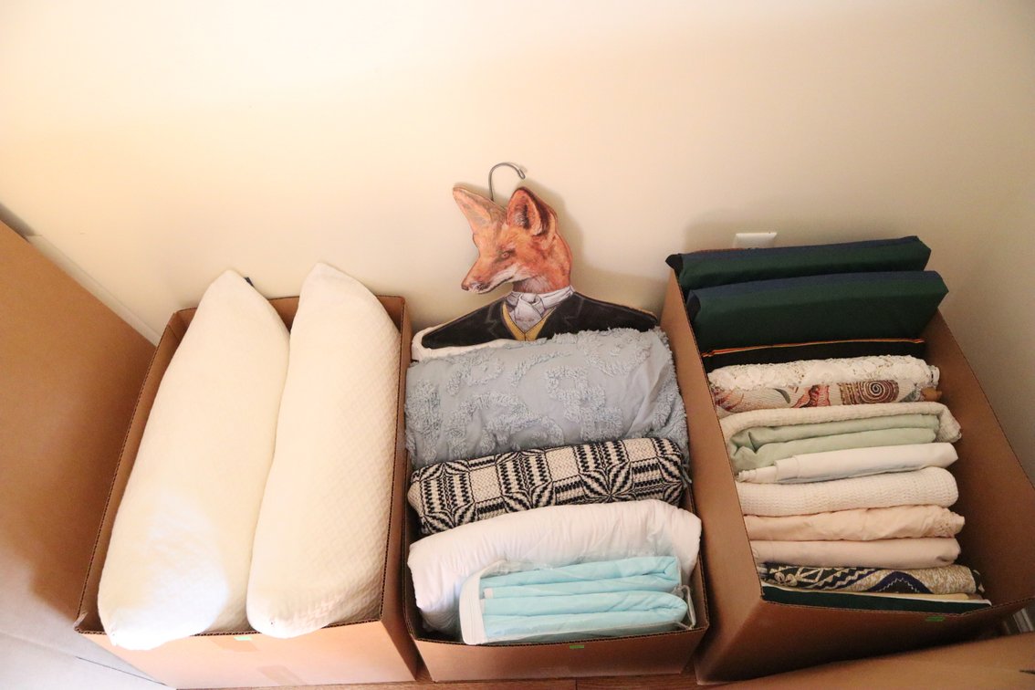 Blankets, Pillows, Sheets
