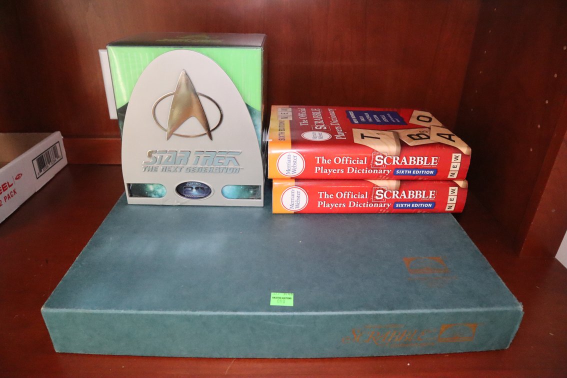 Star Trek Dvd Set and Scrabble