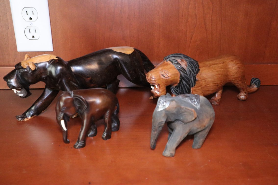 Wood Animal Sculptures