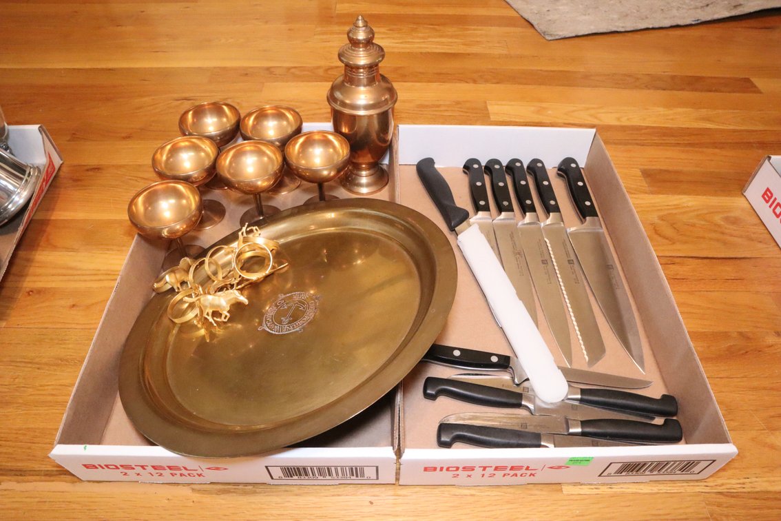 (10) pc J.A. Henckels Knife Set(German)