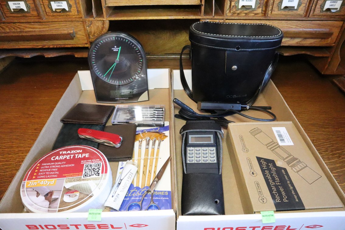 Binoculars and Other Desk Finds