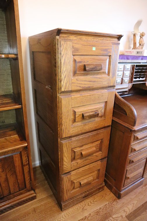 Oak Filing Cabinet