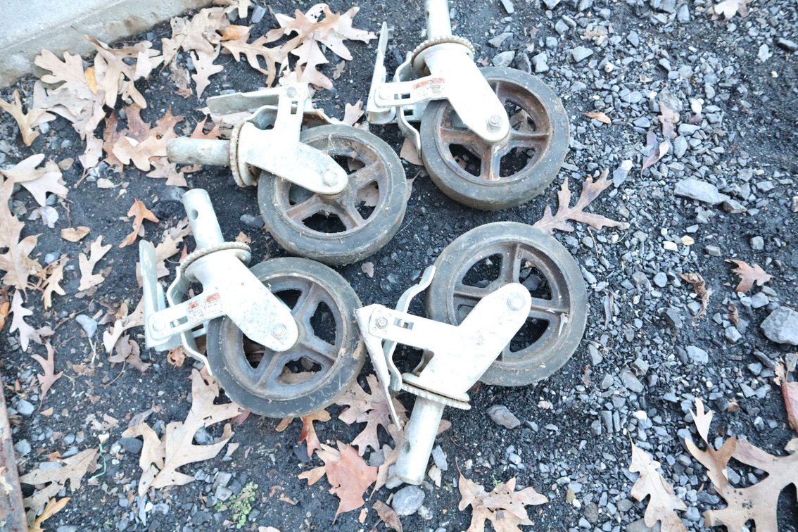 Set of Scaffolding Wheels